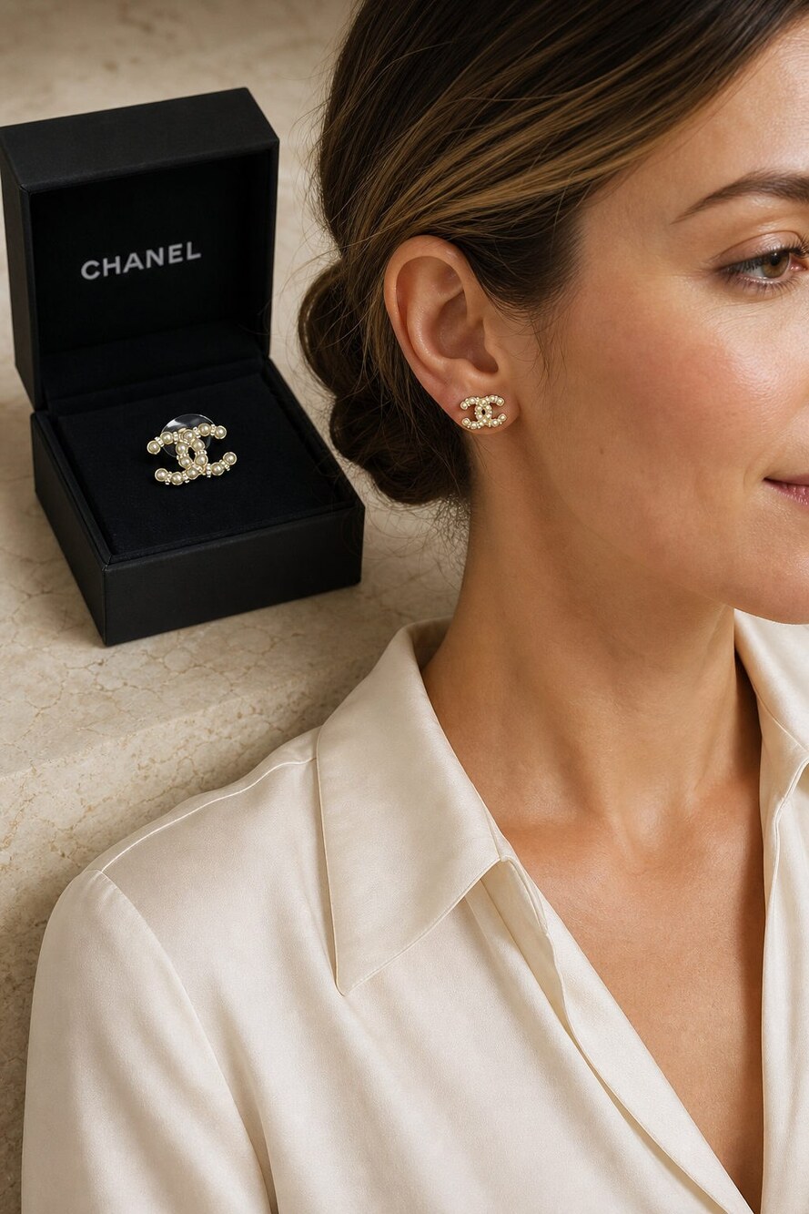 CHANEL Classic Parisian Earrings Style 23 | New with Box - Picture 9 of 9